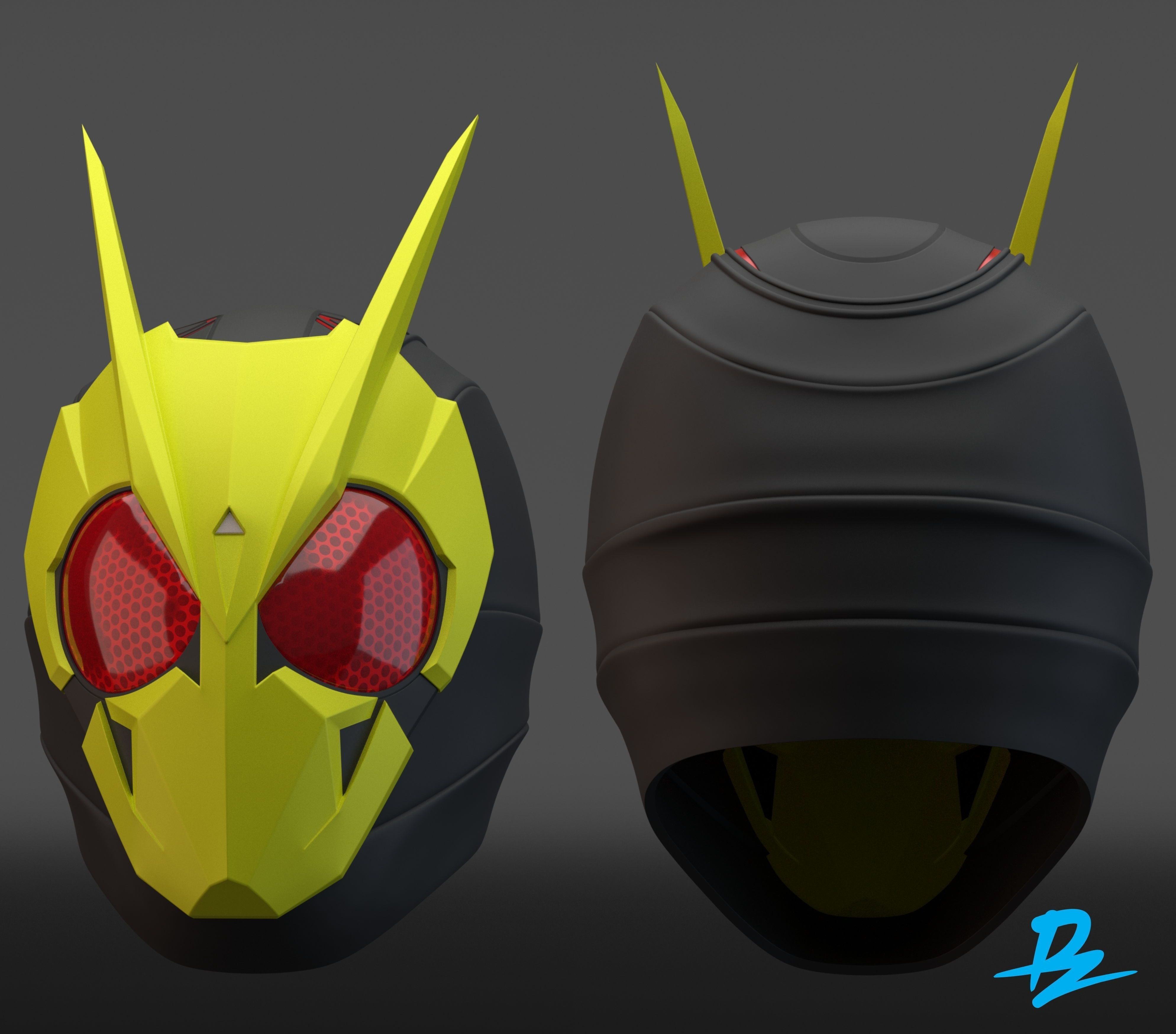 Kamen Rider Zero one  3D print model_1