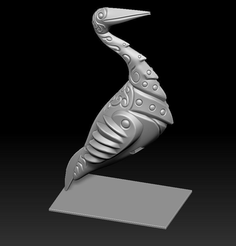 Heron knight 3d print Free 3D print model_10