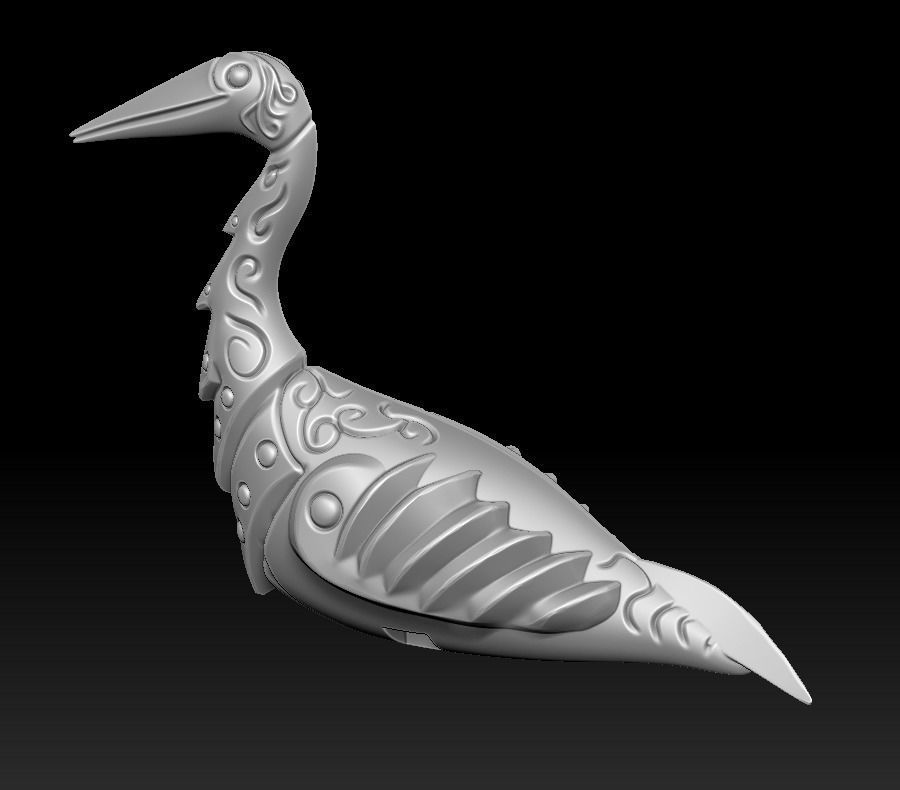 Heron knight 3d print Free 3D print model_9