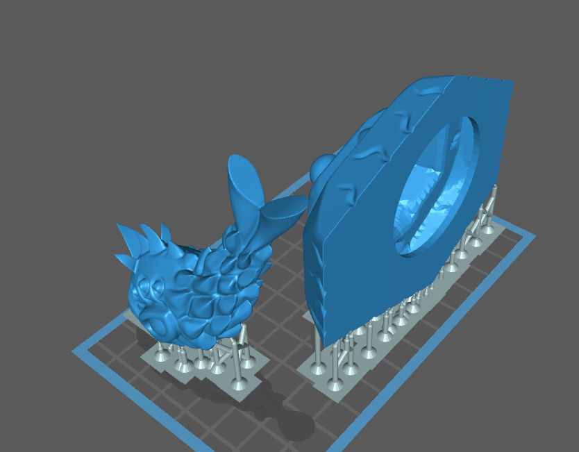 Angry fish 3d print Free 3D print model_2