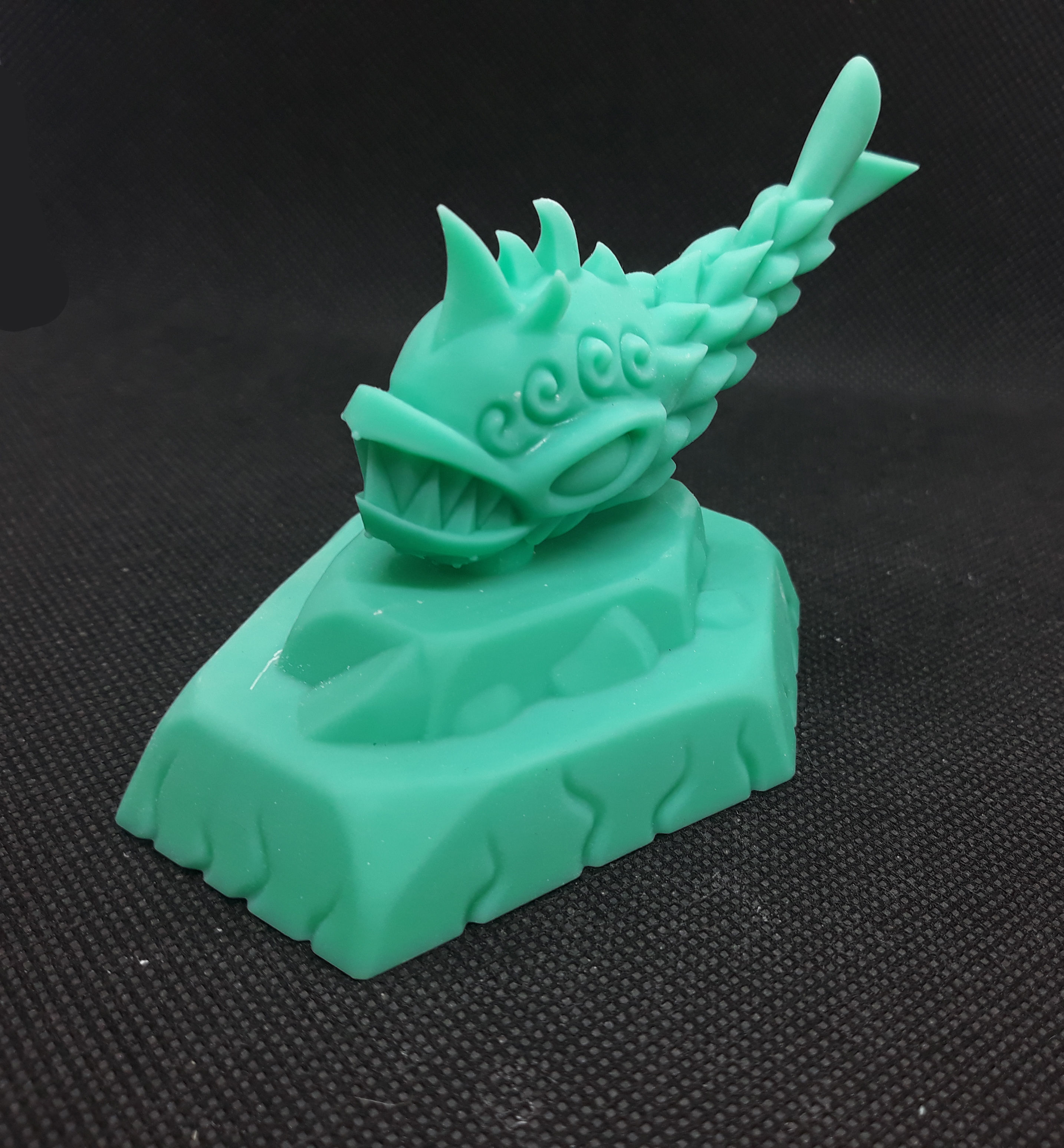 Angry fish 3d print Free 3D print model_1