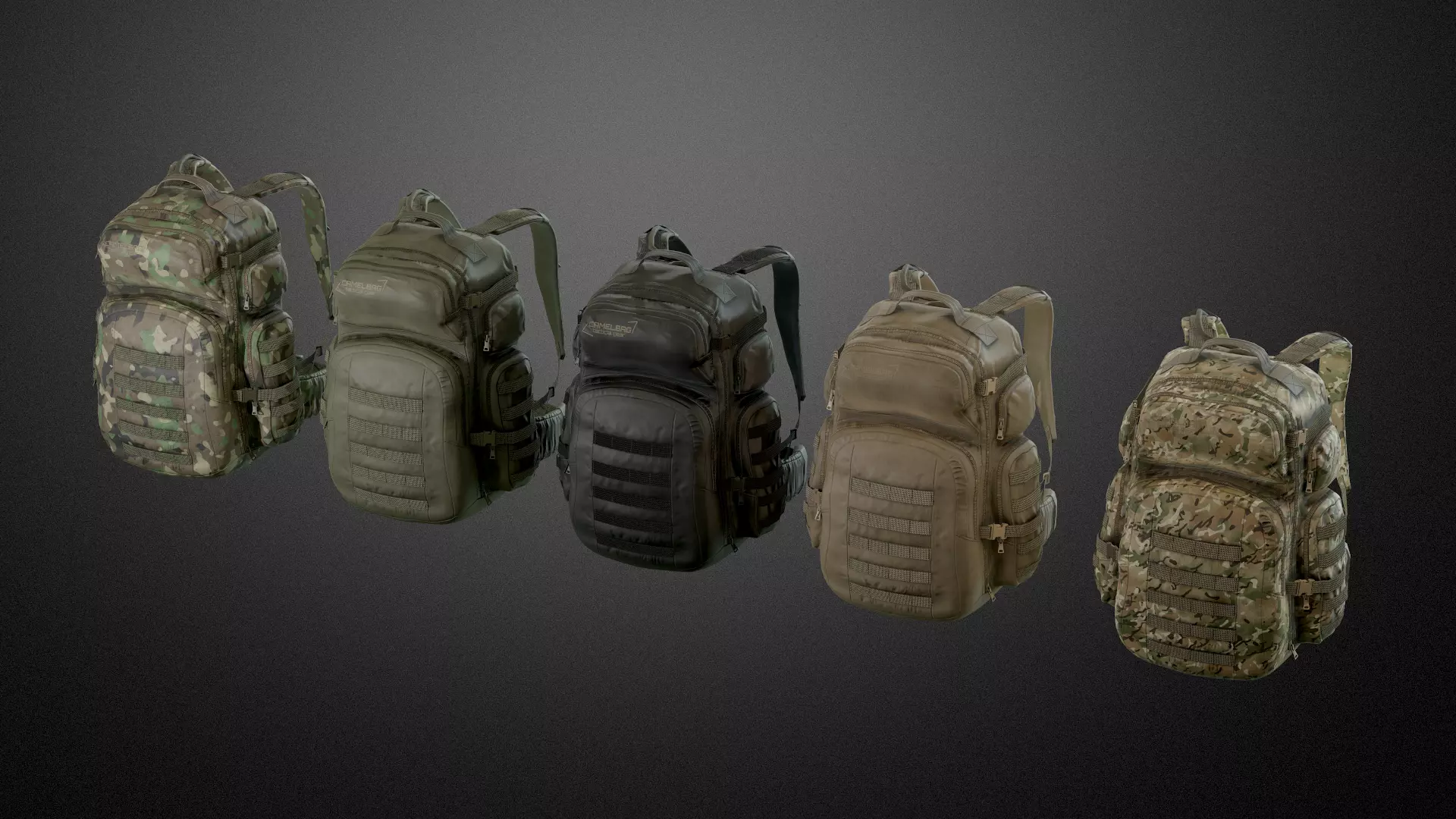 Backpack 04 Low-poly 3D model