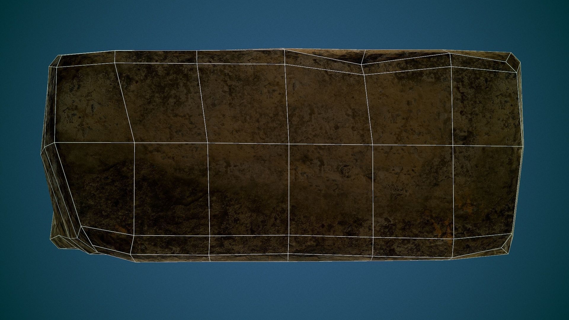 Concrete slab Low-poly 3D model_25