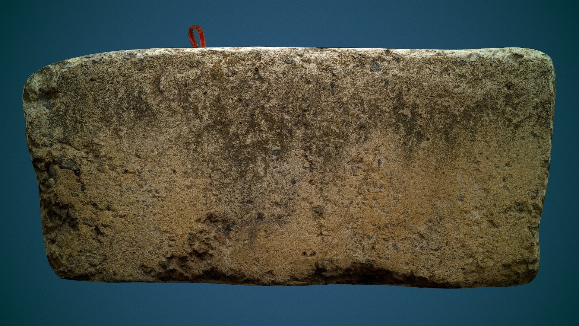 Concrete slab Low-poly 3D model_19