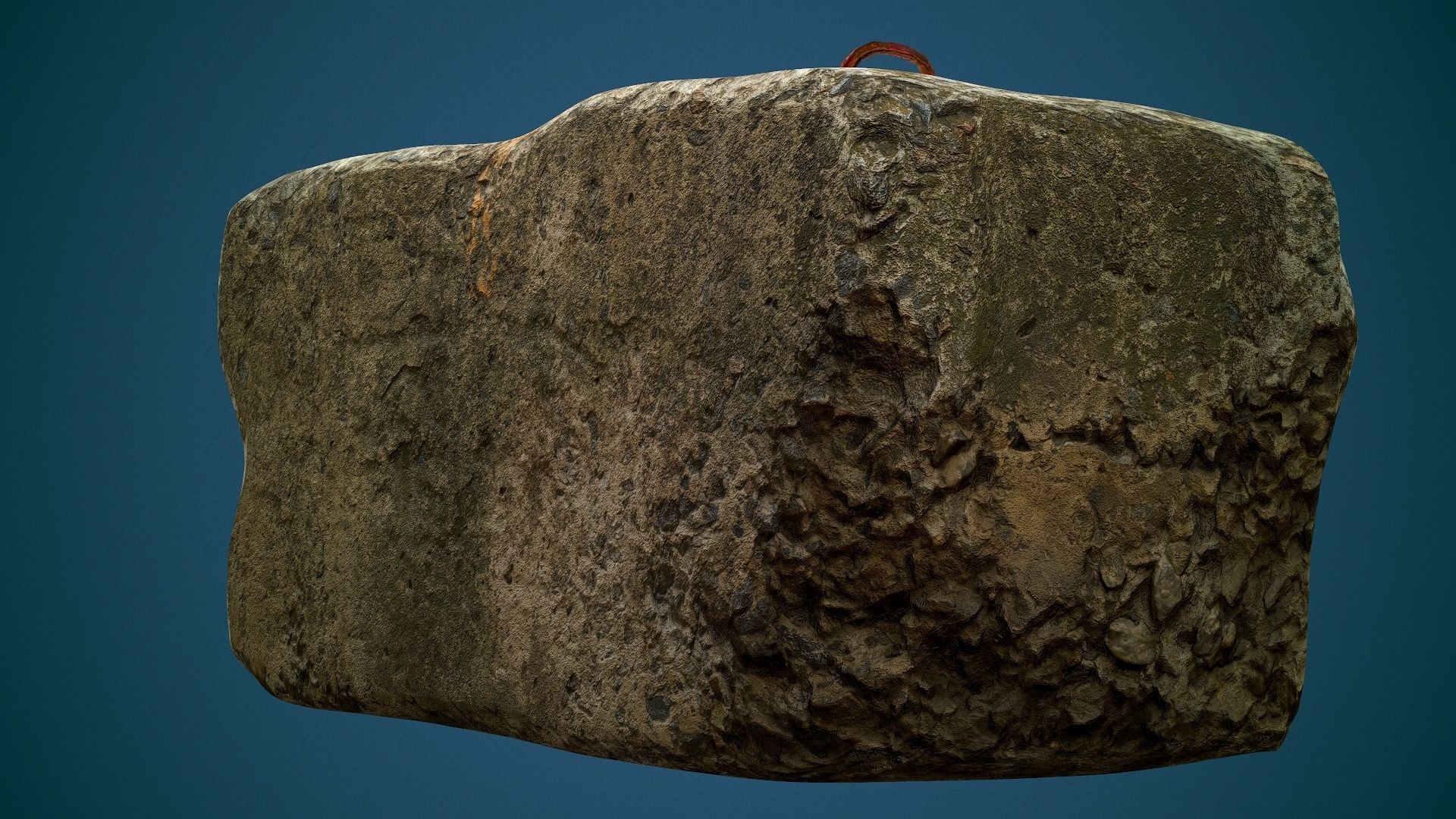 Concrete slab Low-poly 3D model_23