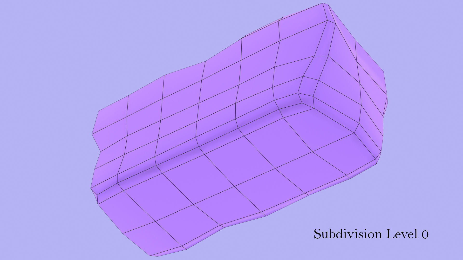 Concrete slab Low-poly 3D model_39