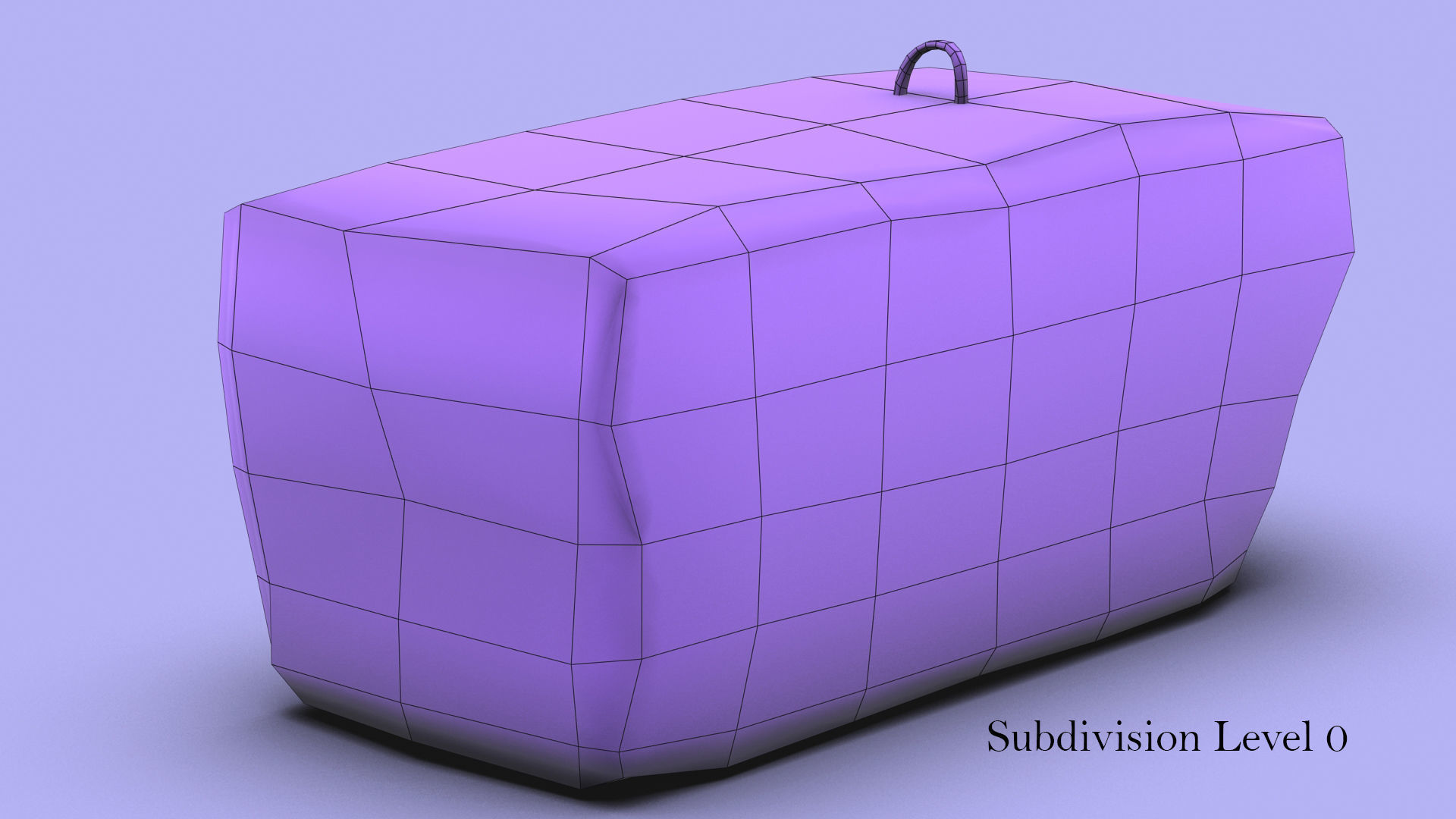 Concrete slab Low-poly 3D model_37