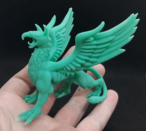 Griffon 3d print toy dragon with wings 3D print model