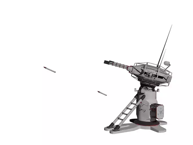 Low poly sci-fi turrell