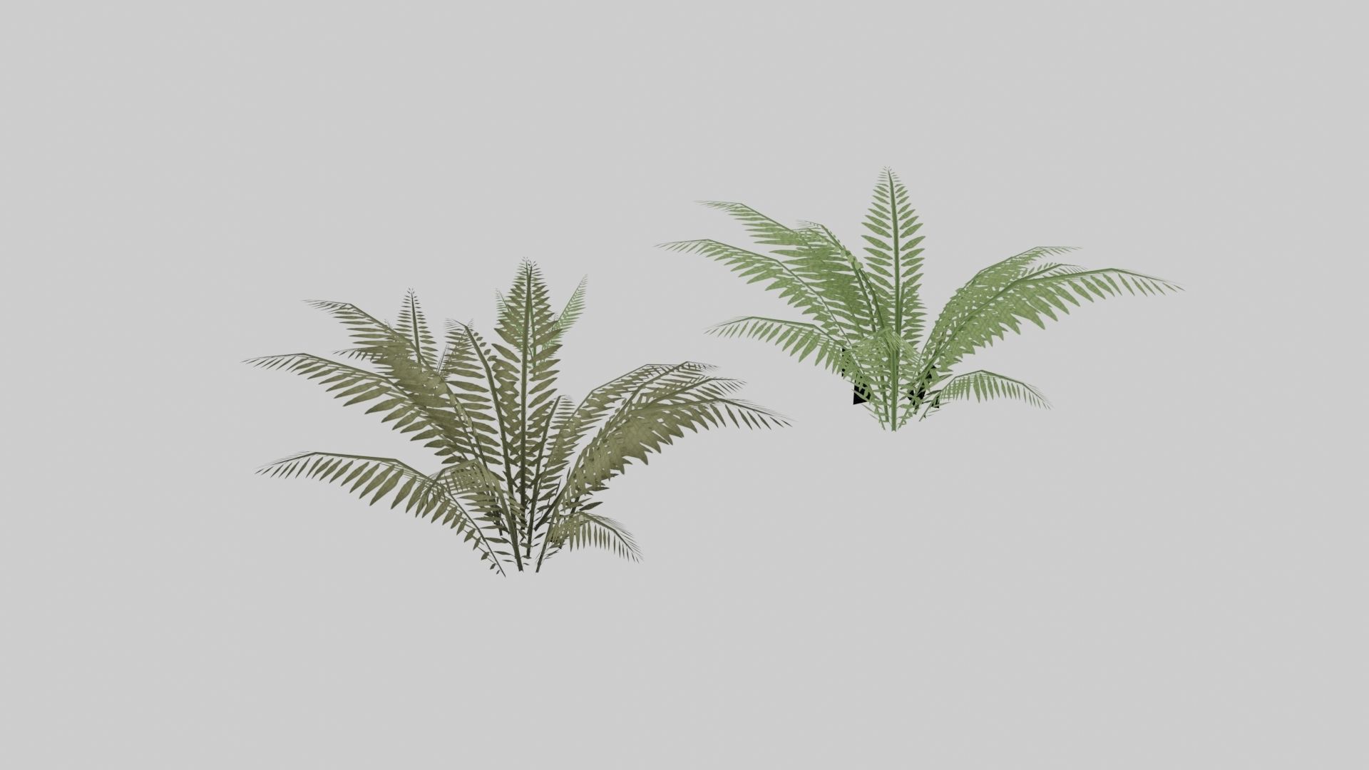 Textured Plant Low-poly 3D model_7