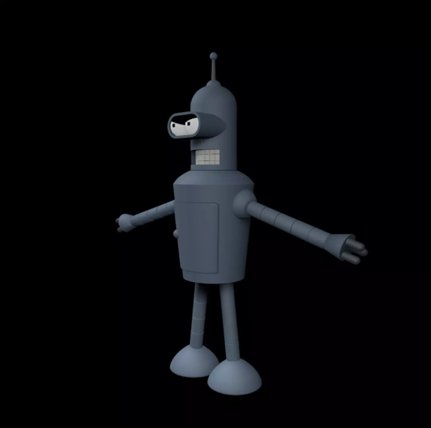 Bender robot 3D model