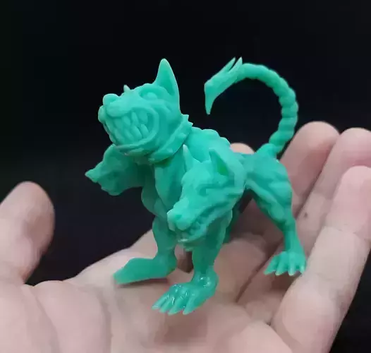 Cerberus 3d print demon head