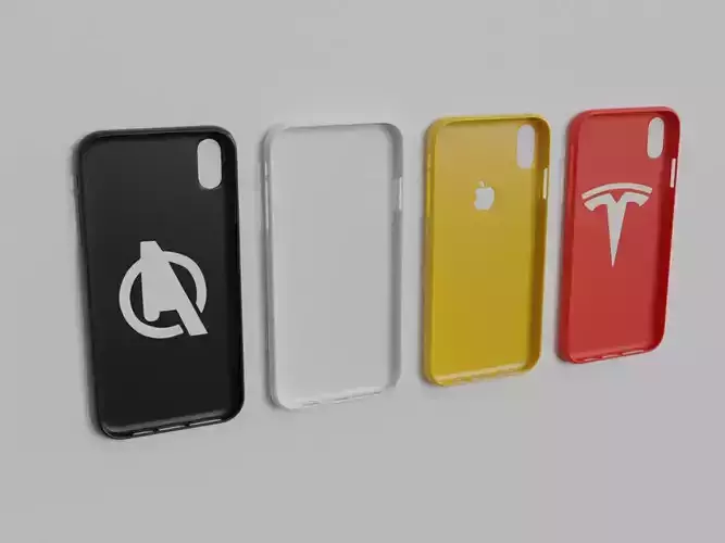 iPhone XS Max 3D Printable Cases Bundle Free 3D print model