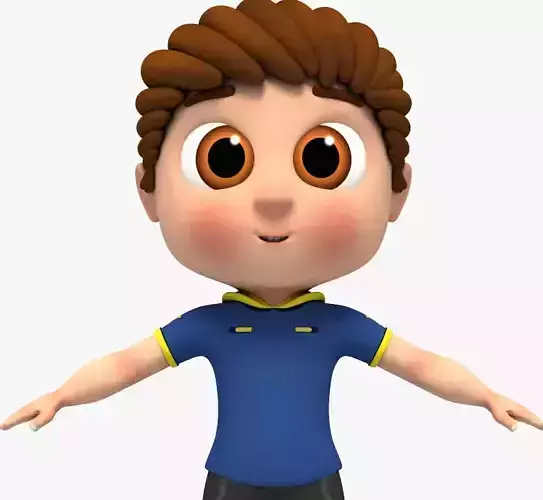 Cartoon Boy - Rigged