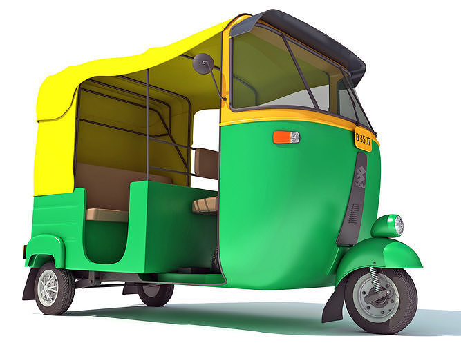 Auto Rickshaw 3D model