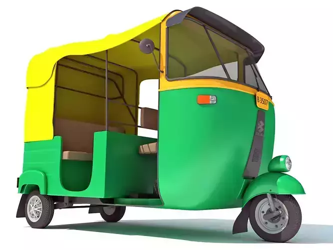 Auto Rickshaw 3D model