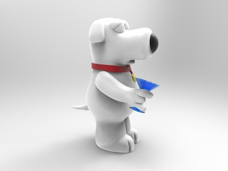 brian griffin 3D model_2