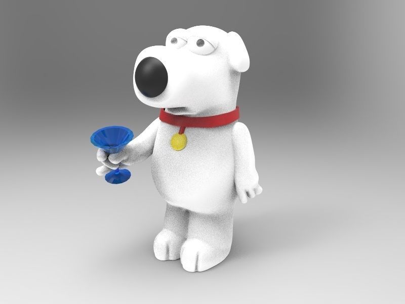 brian griffin 3D model_4