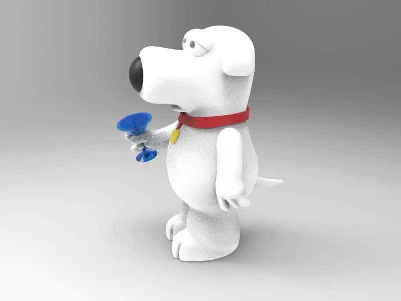 brian griffin 3D model_0
