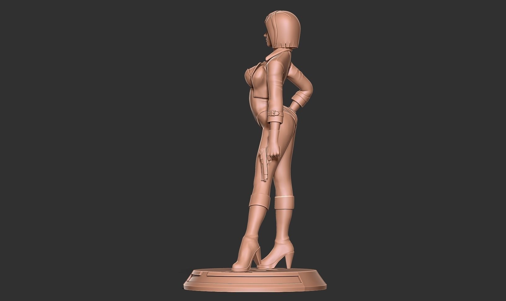 Black Assassin 3D print model_13