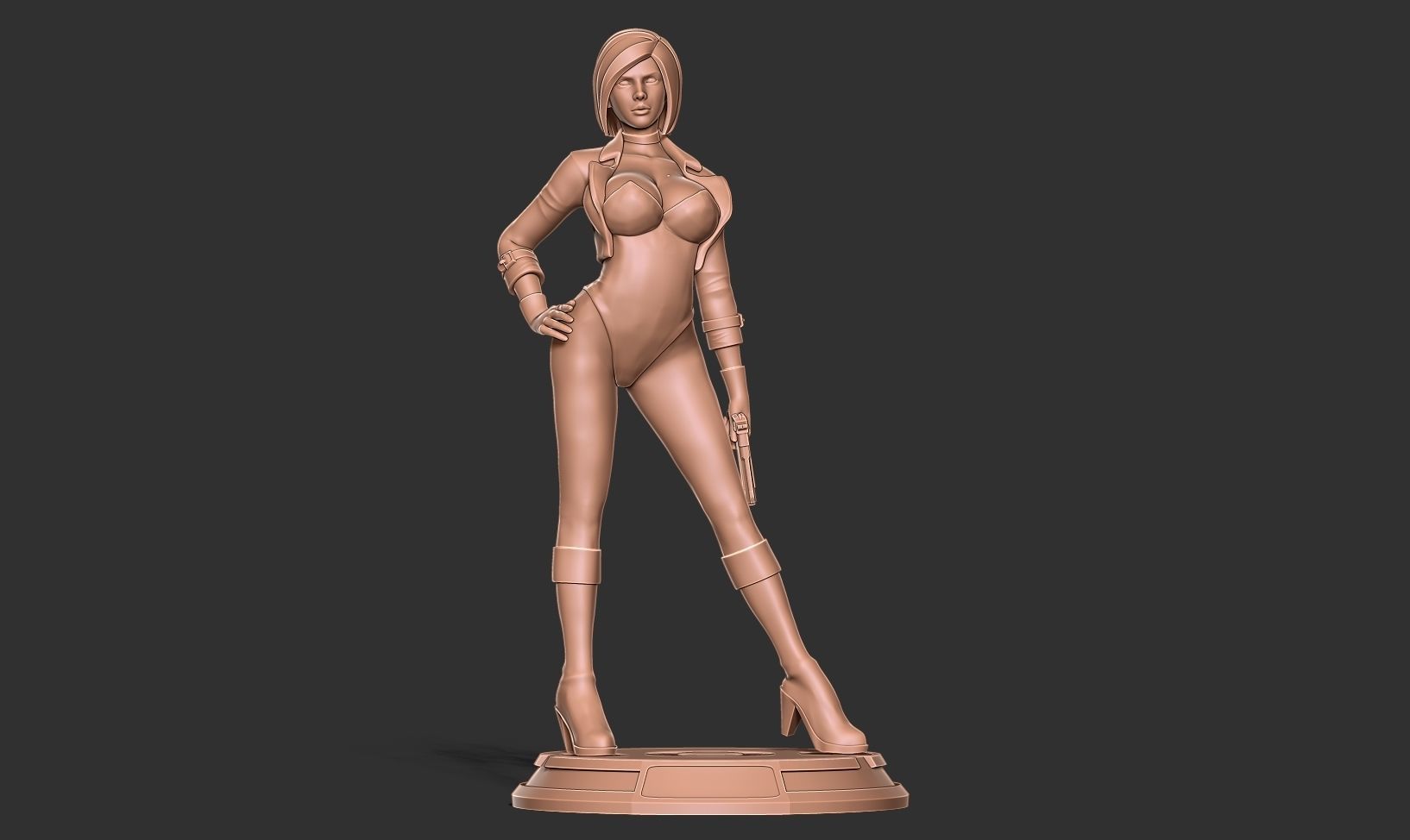 Black Assassin 3D print model_11