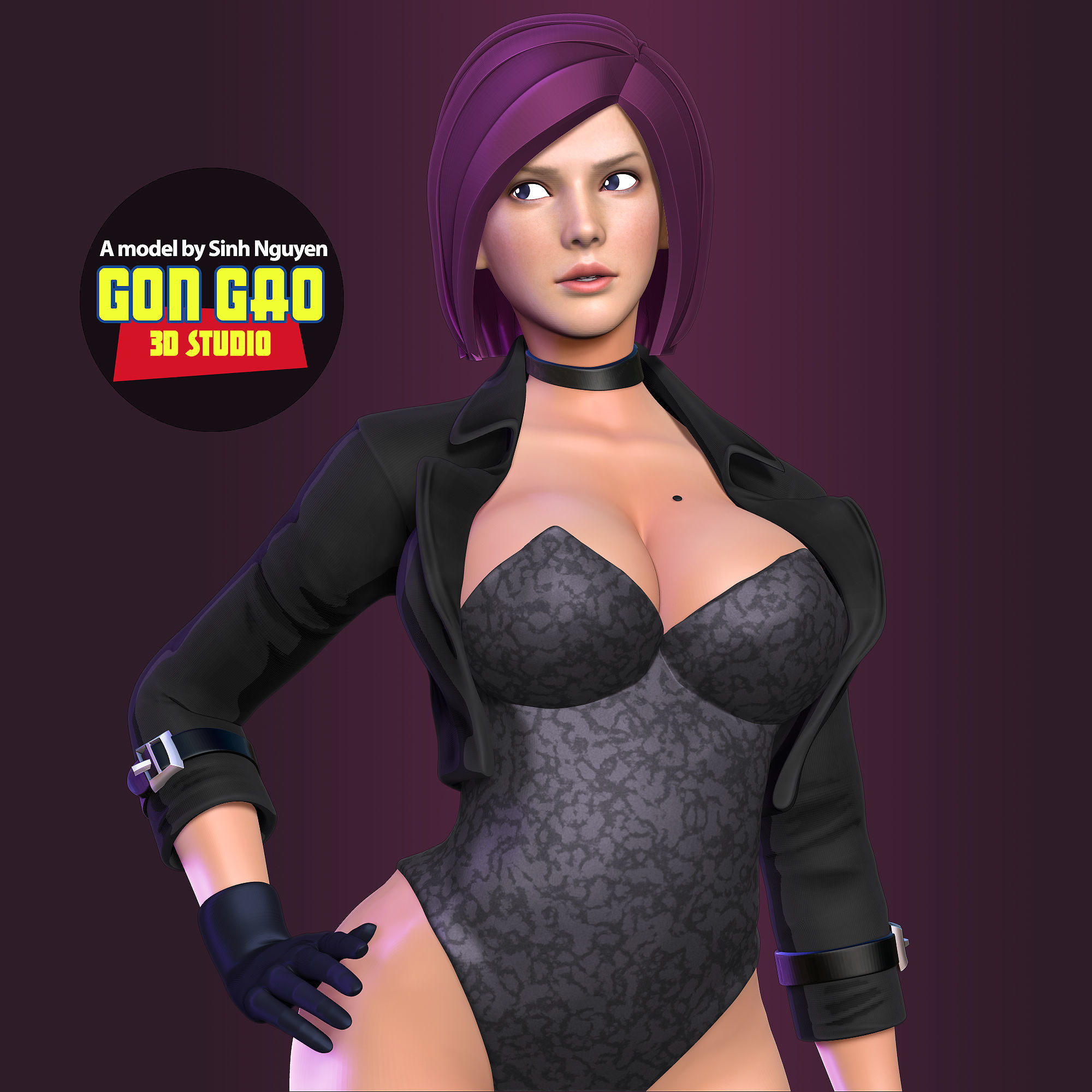 Black Assassin 3D print model_19