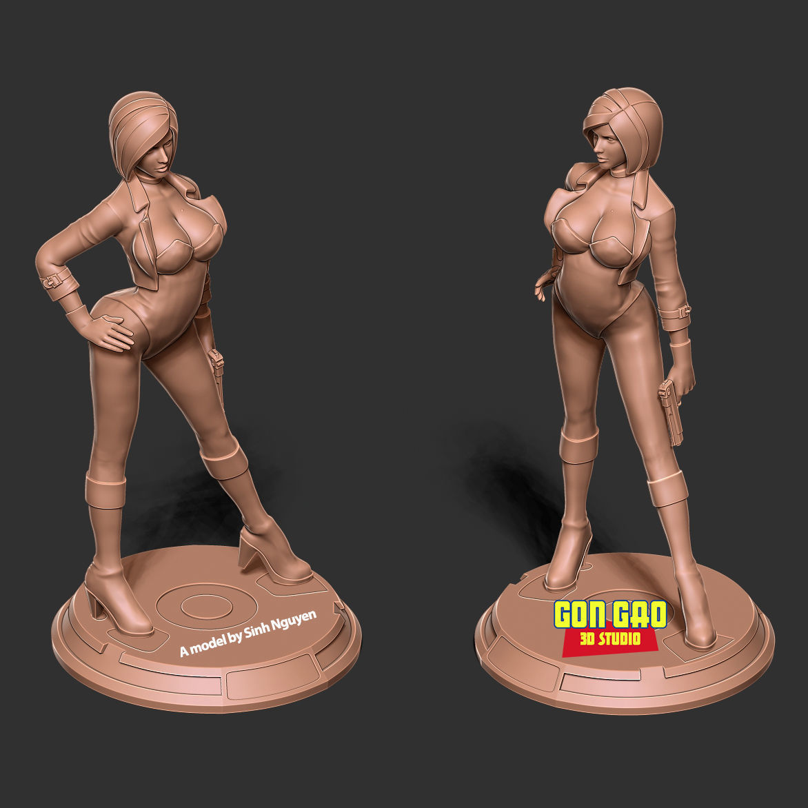 Black Assassin 3D print model_3