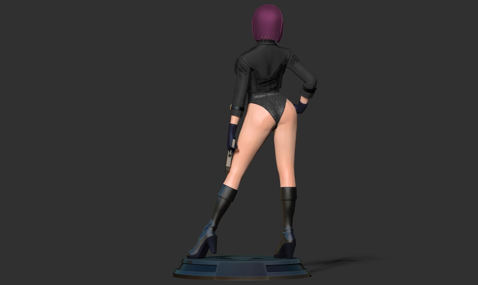 Black Assassin 3D print model_6