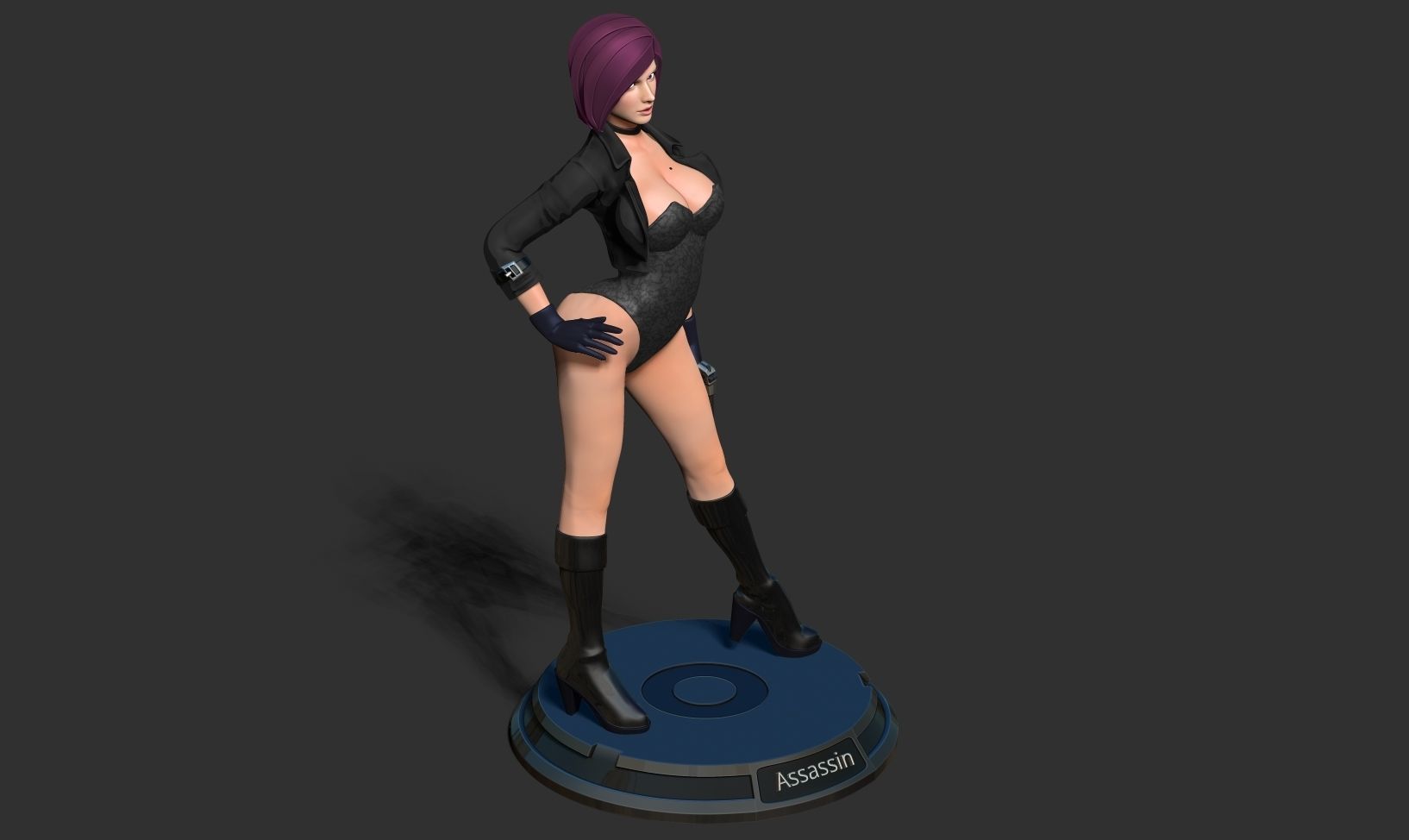 Black Assassin 3D print model_16