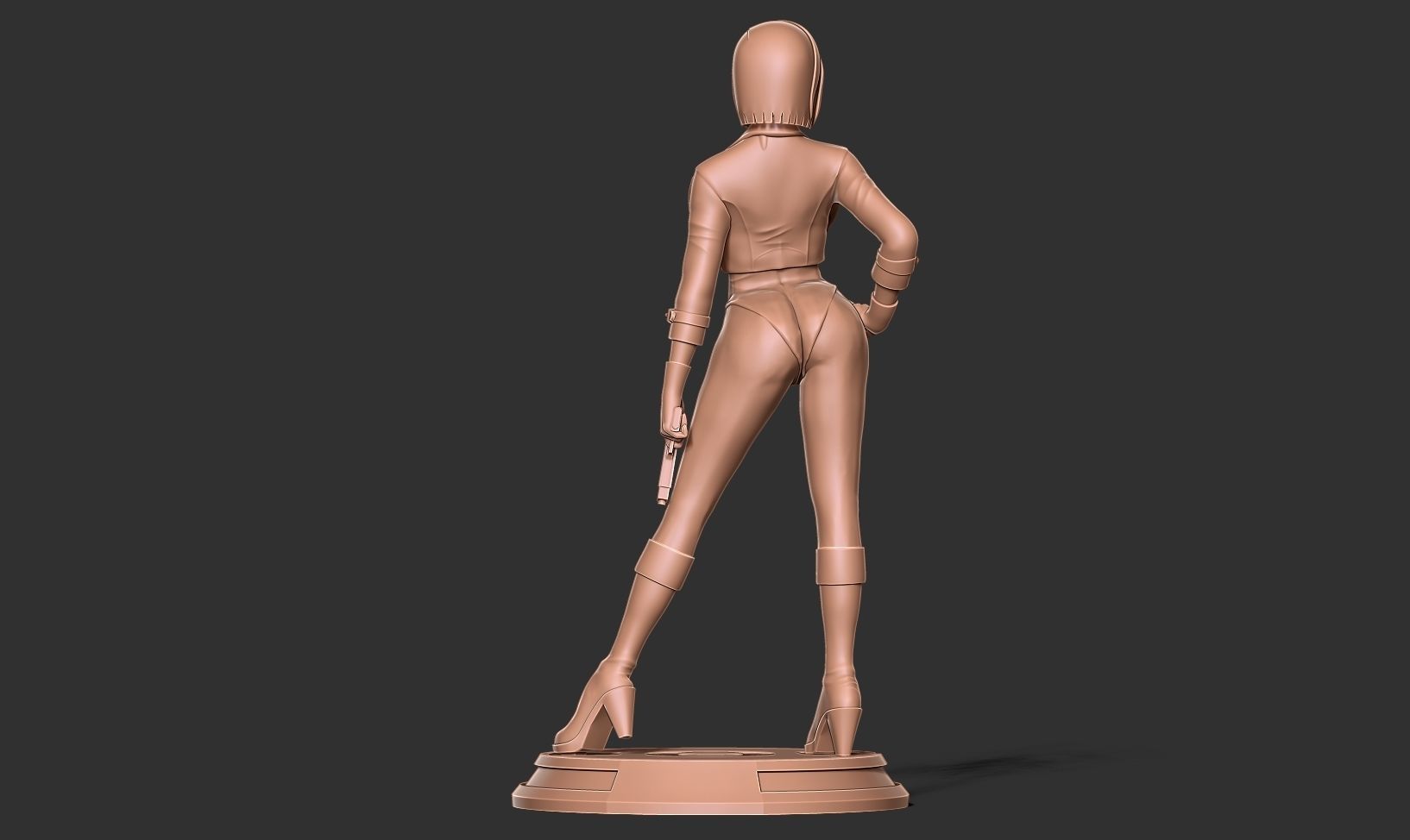 Black Assassin 3D print model_8