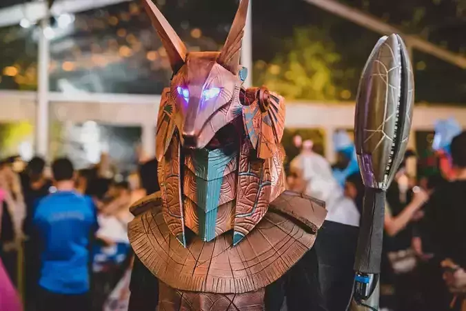 Stargate Anubis Cosplay Helmet 3D print model