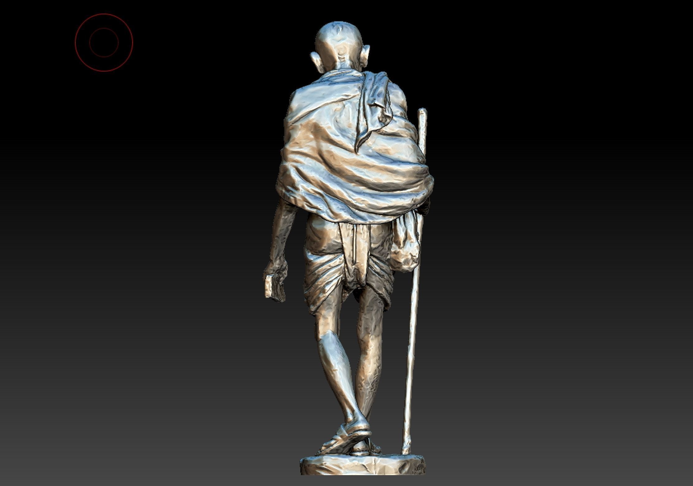 Gandhi by Wagh Sculptors v4 3DP 3D print model_18