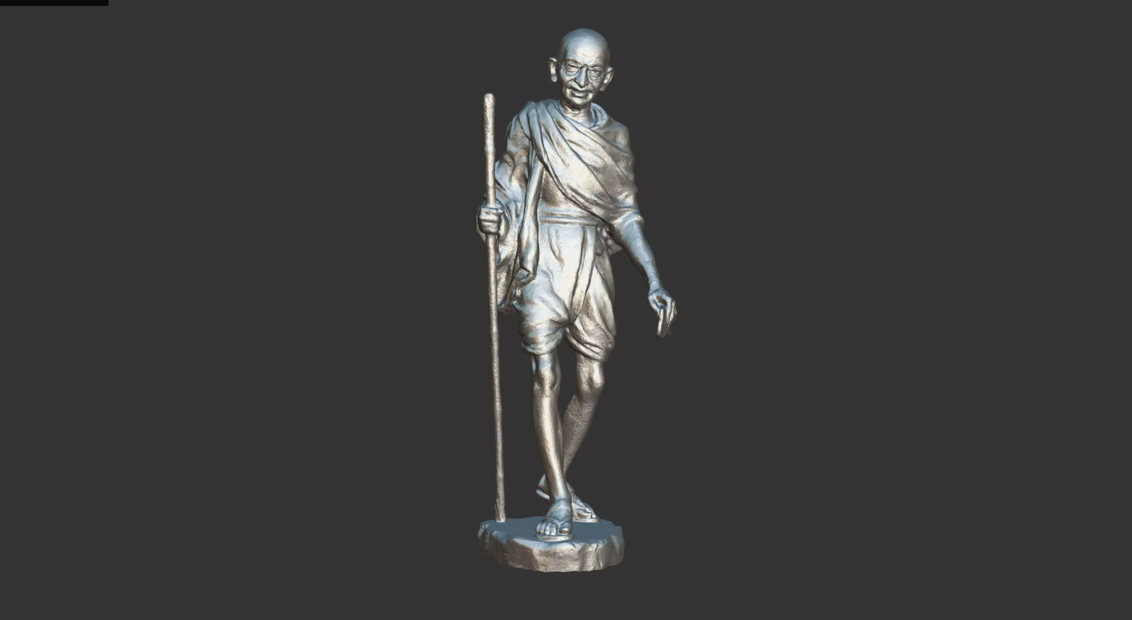 Gandhi by Wagh Sculptors v4 3DP 3D print model_0