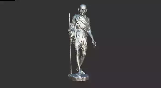 Gandhi by Wagh Sculptors v4 3DP 3D print model