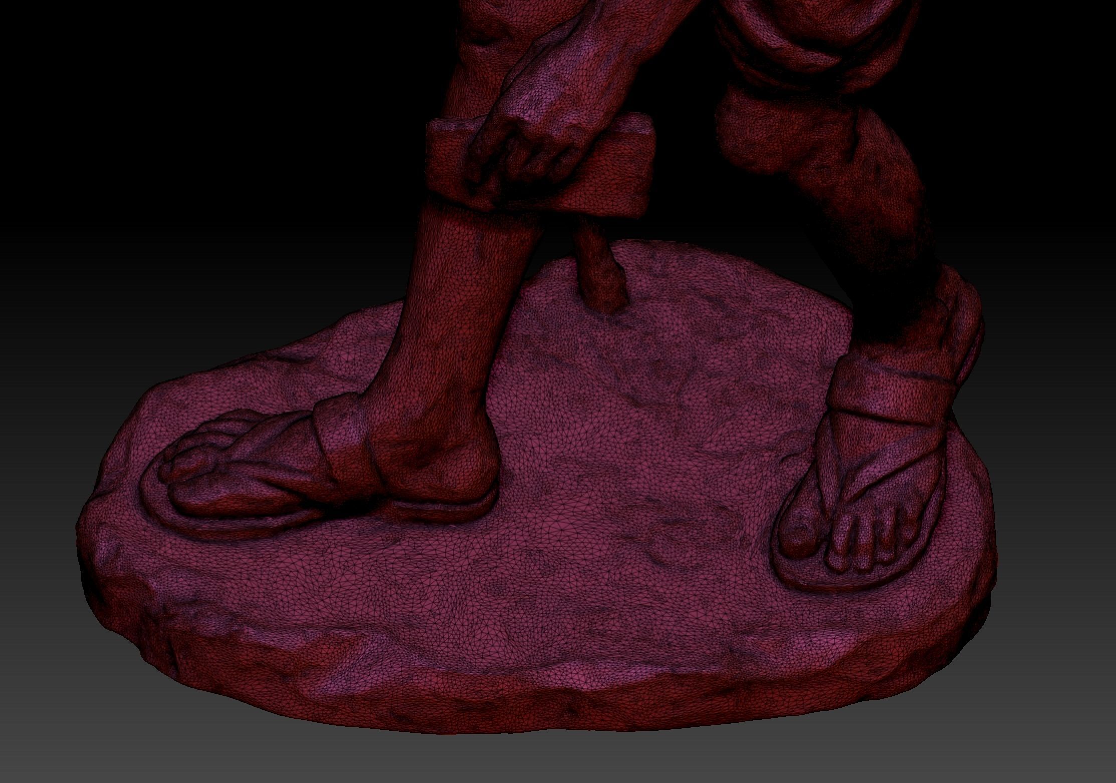 Gandhi by Wagh Sculptors v4 3DP 3D print model_23