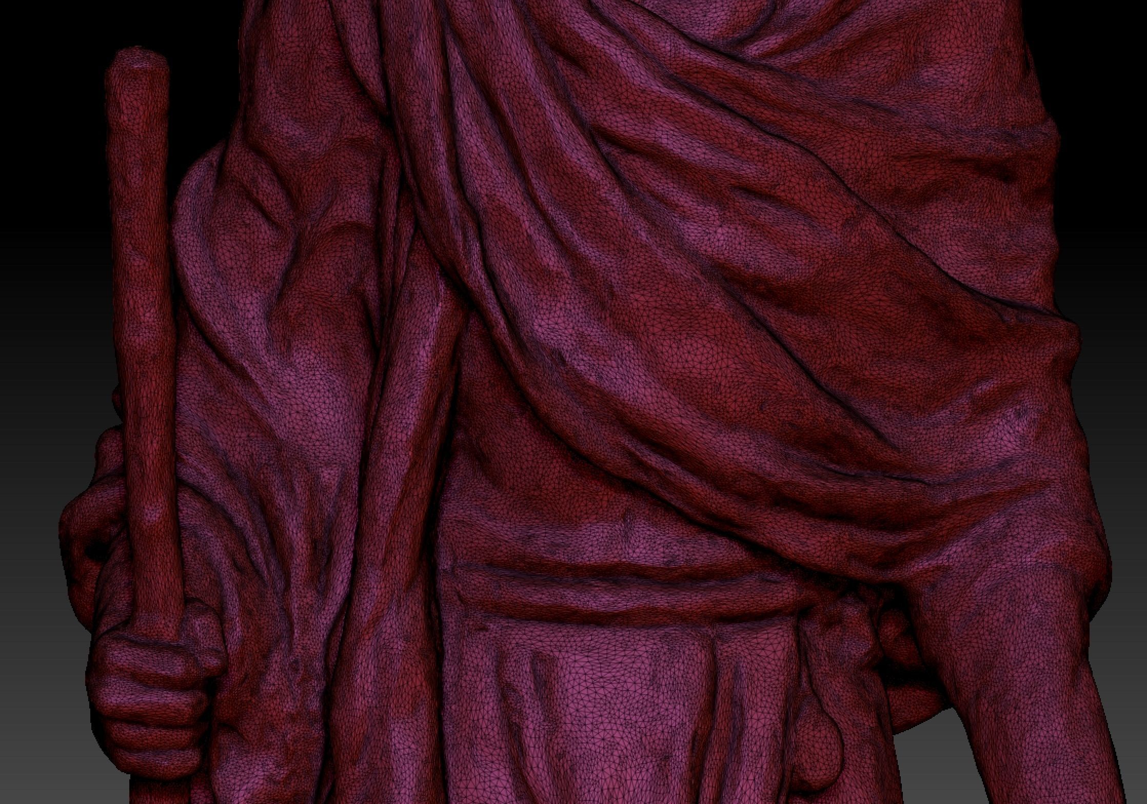 Gandhi by Wagh Sculptors v4 3DP 3D print model_22