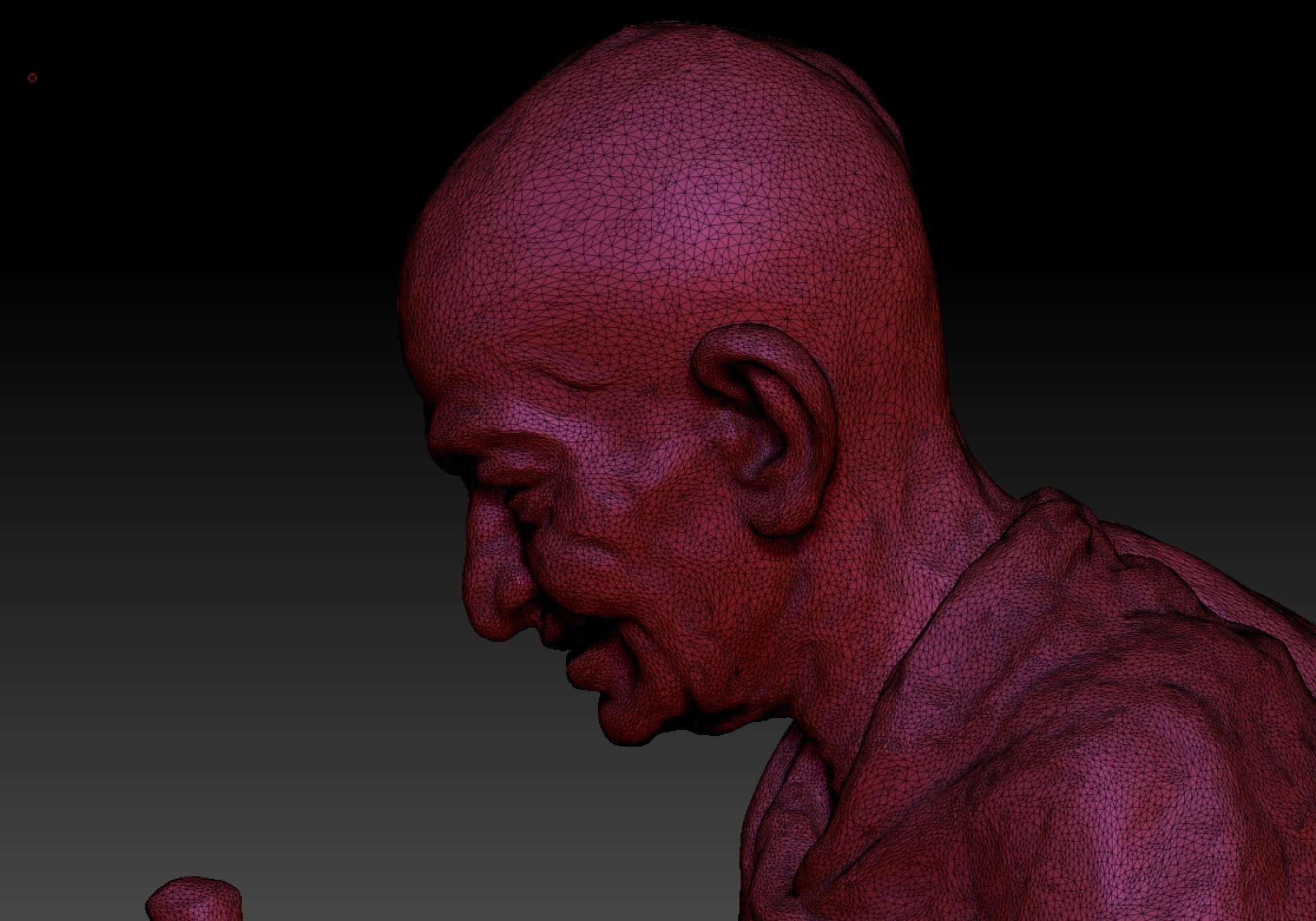 Gandhi by Wagh Sculptors v4 3DP 3D print model_20