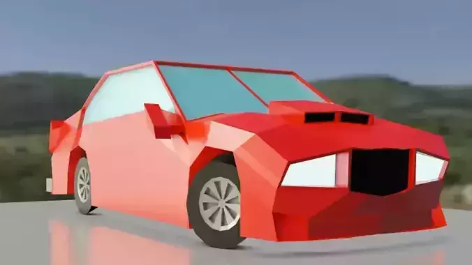 Low Poly Car Model CHEAP