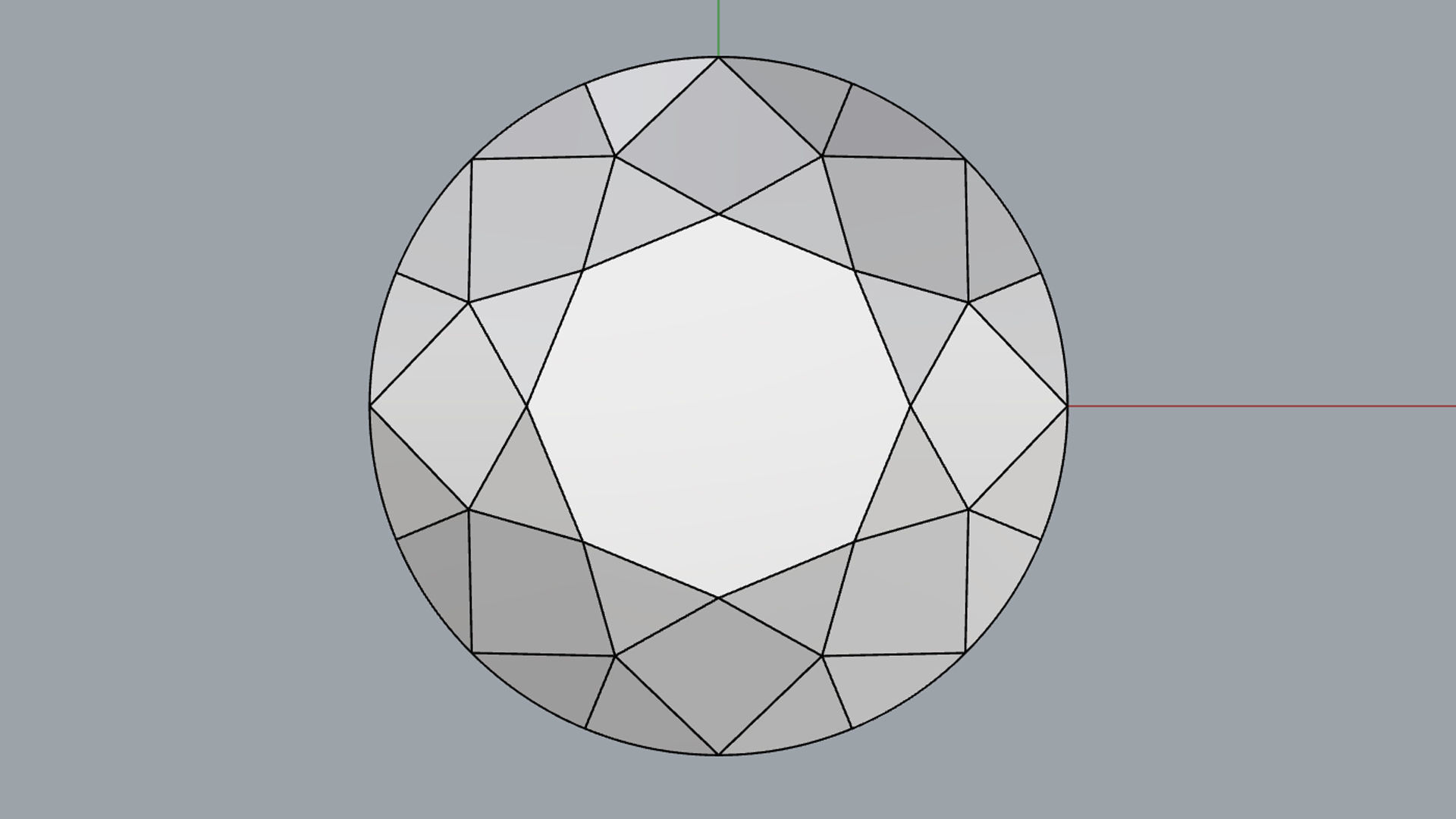 Diamond Round Ideal Cut Different Sizes 3D model_12