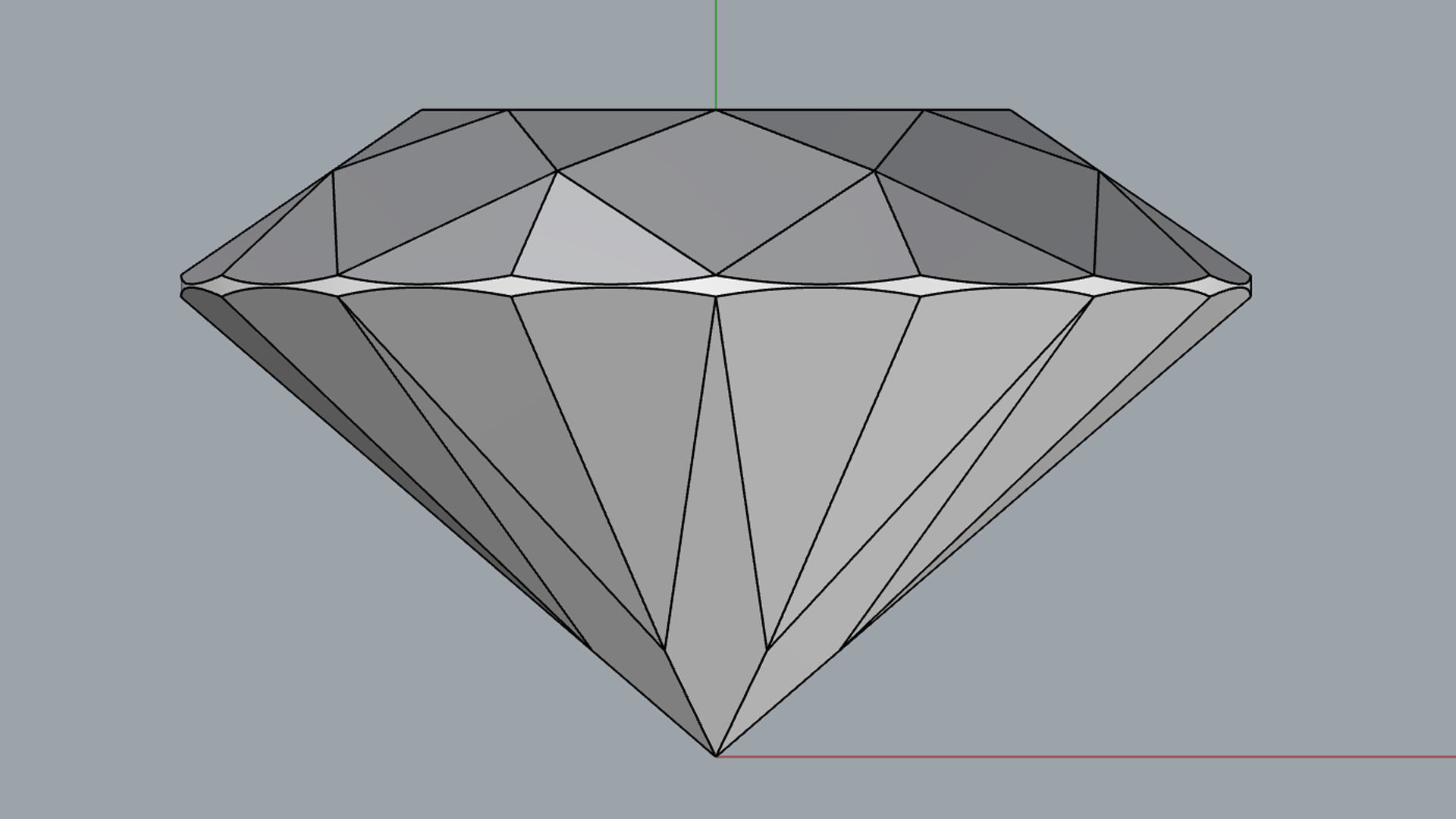 Diamond Round Ideal Cut Different Sizes 3D model_10