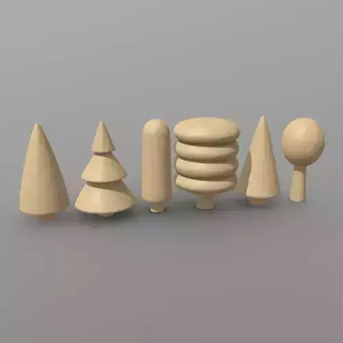 Wooden Tree Toy 2