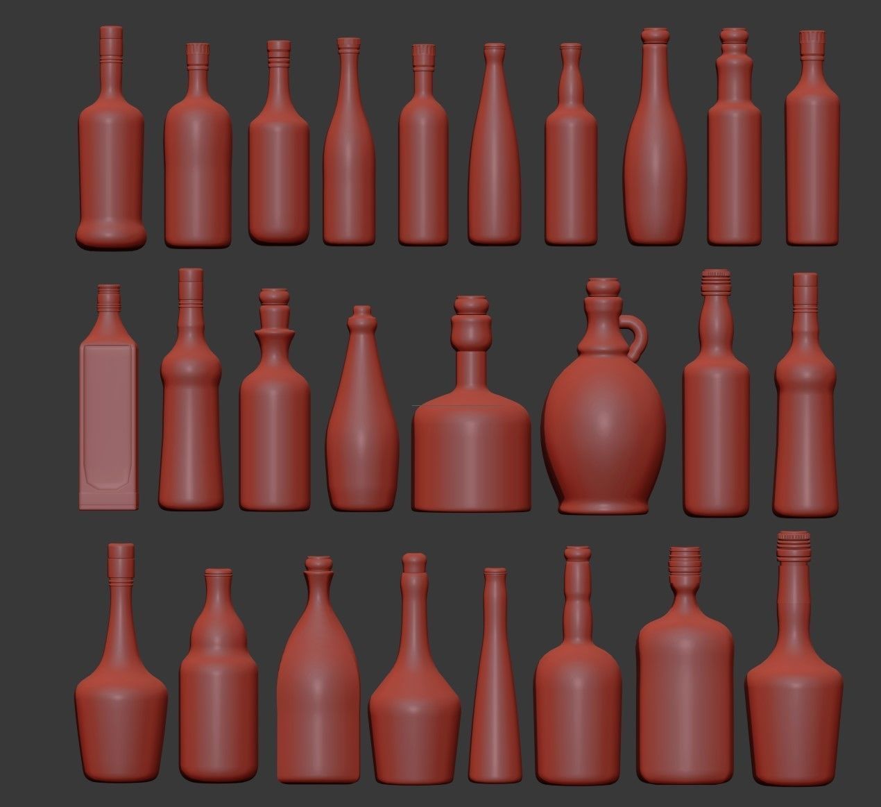 StrongAlcohol Set2 3D model_3