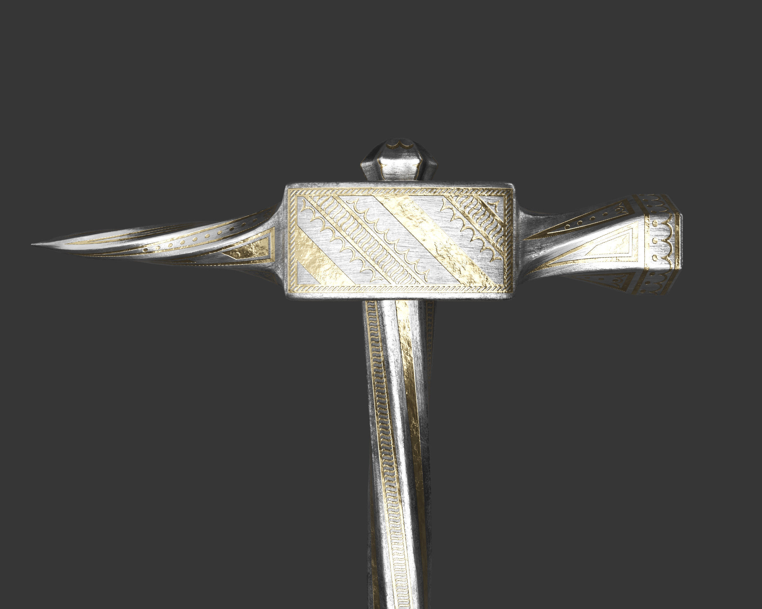 Medieval Collection Weapons Warhammers _34