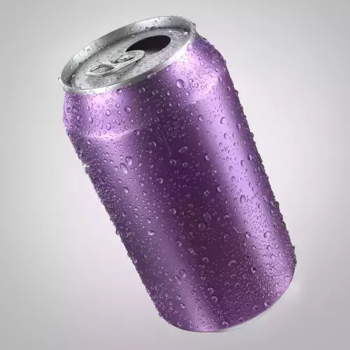 Can with Water Drops