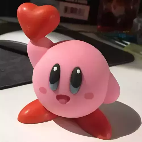 Valentines Day Kirby 3D print model