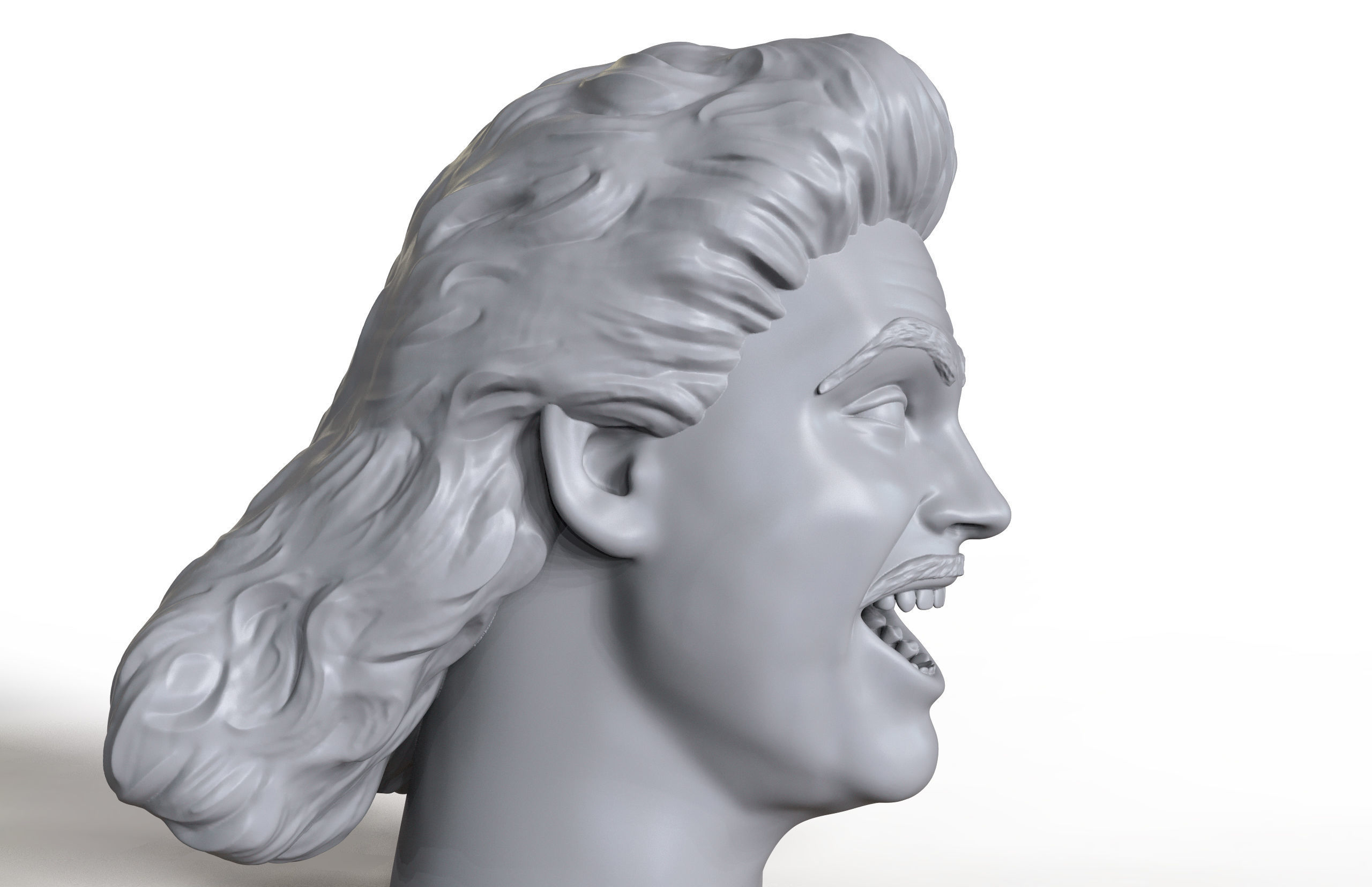 C Gladd Trony 3D printable portrait sculpt 3D print model_7