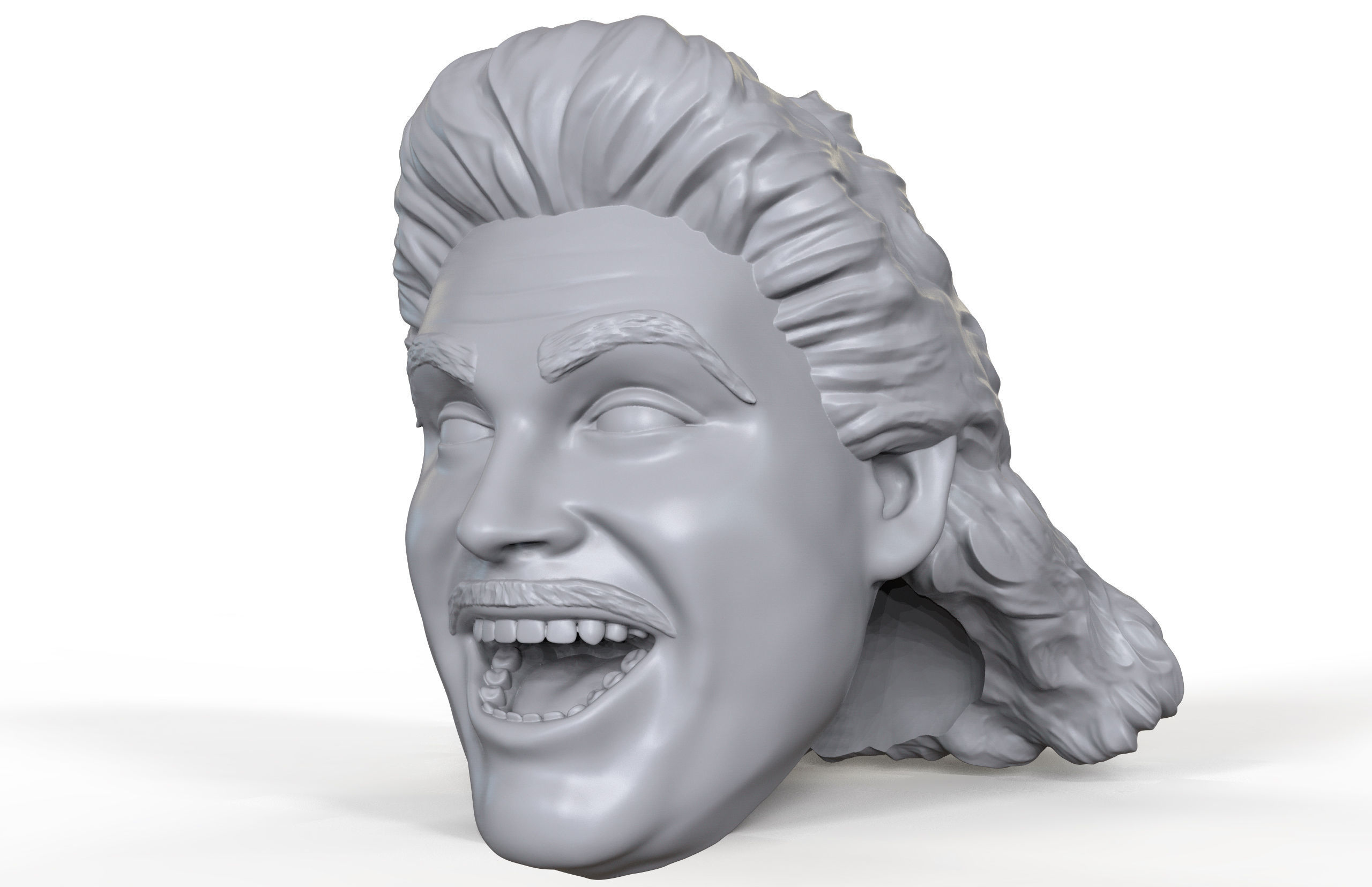 C Gladd Trony 3D printable portrait sculpt 3D print model_2