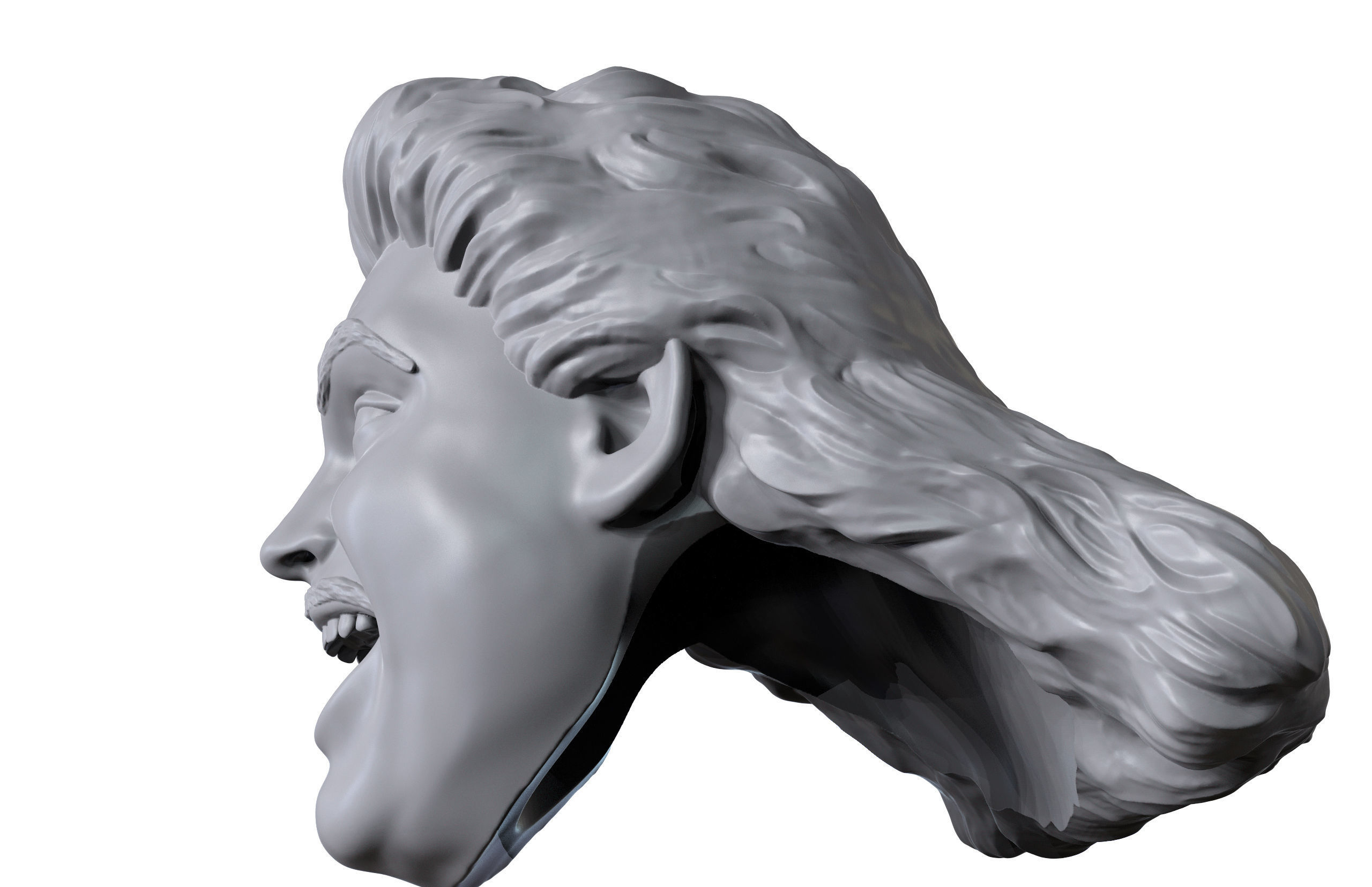 C Gladd Trony 3D printable portrait sculpt 3D print model_4