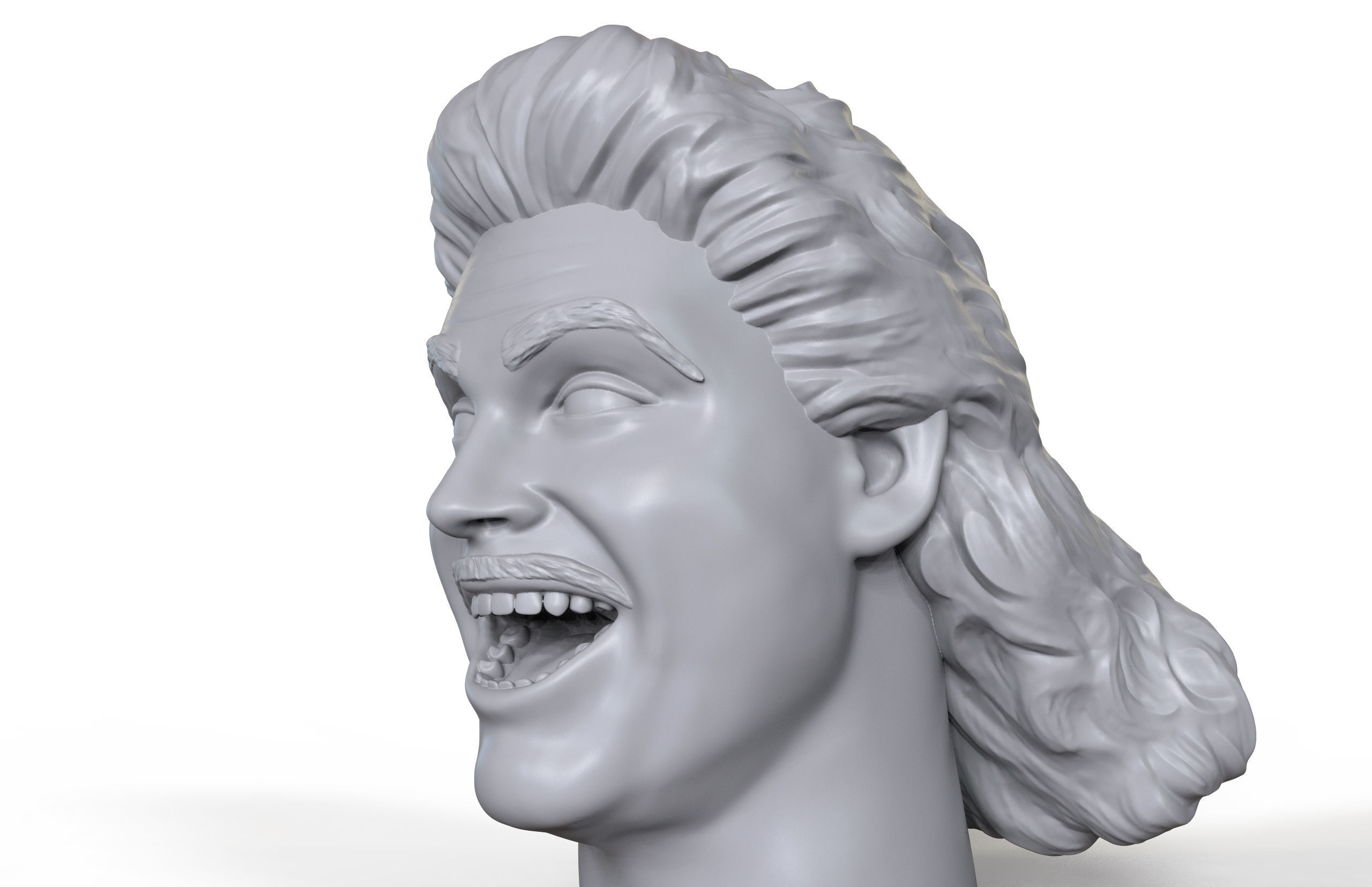 C Gladd Trony 3D printable portrait sculpt 3D print model_10