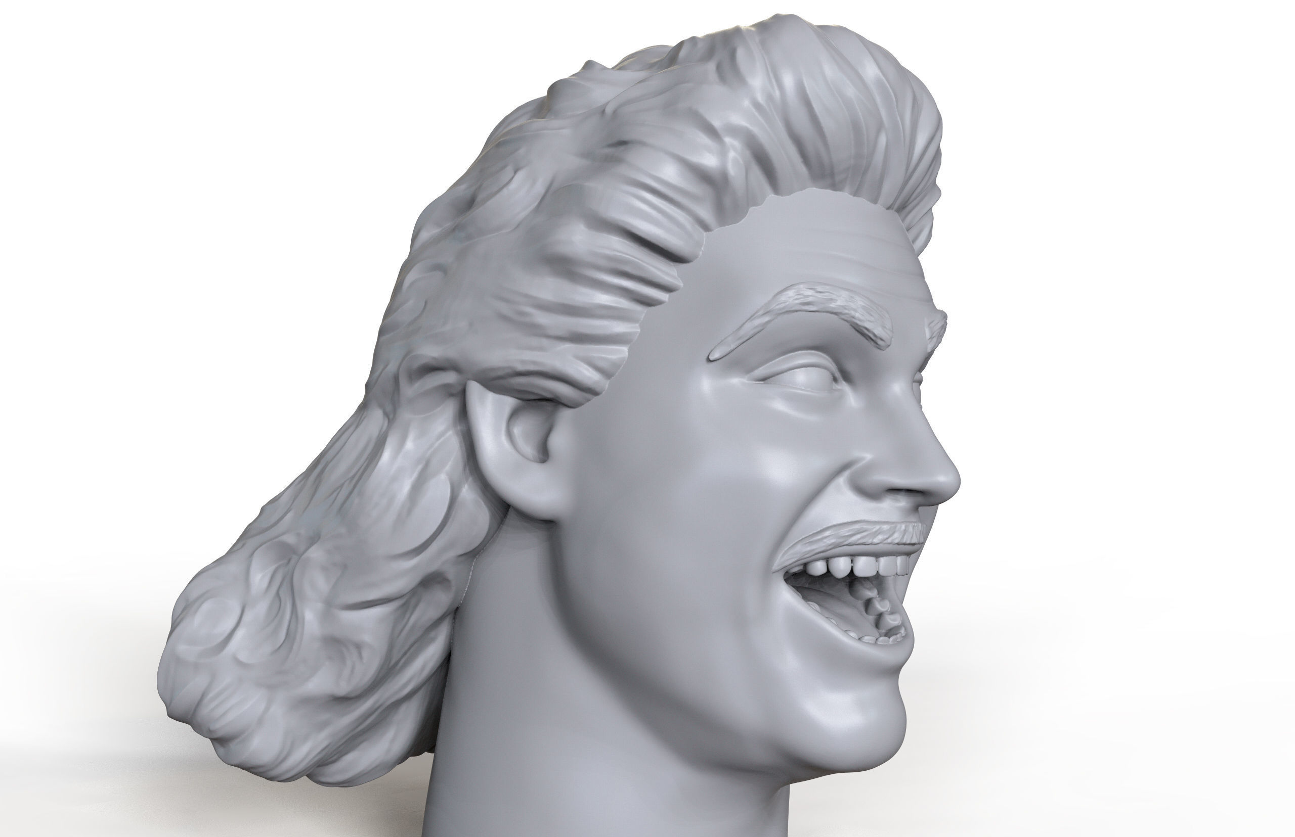 C Gladd Trony 3D printable portrait sculpt 3D print model_6
